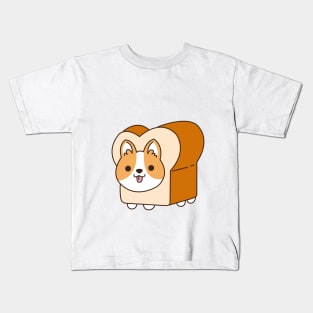 Corgi Toast Kids T-Shirt